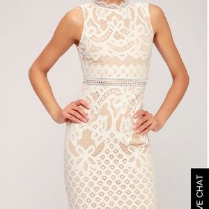 Lulu’s White Adra Dress